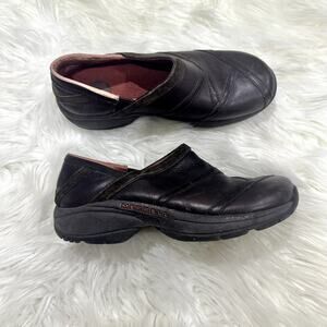 Merrell Primo Patch Bug Leather Slip On Clogs Sz 7.5